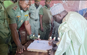 Mounouna Foutsou  à la prison de Ngaoundéré