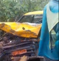 Le taximan est mort sur-le-champ et les deux enfants morts à l’hôpital de Soa