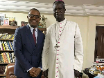 Présidentielle 2025: Mgr Kleda reçoit le candidat Ateki Benedict