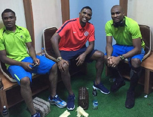 Eto'o and teammates in Turkey