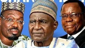 Tchiroma Bakary, Bello Bouba et Maurice Kamto