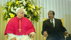 Biya Et Le Pape
