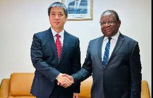 Mbarga Atangana, a reçu le nouvel ambassadeur de Chine au Cameroun
