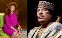 Chantal Biya et Kadafi