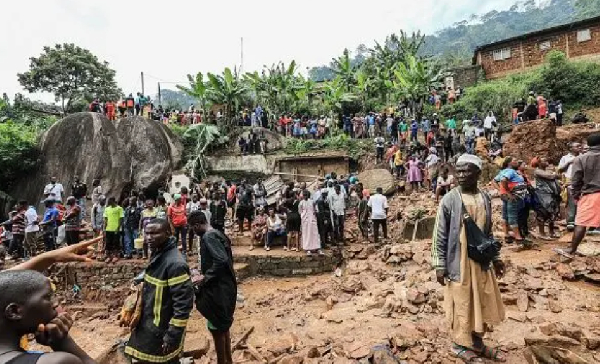 Éboulement de terrain (photo d'illustration)