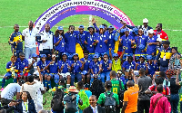 Les joueuses de Lekié FF célèbrent leur qualification historique au terme du tournoi UNIFFAC
