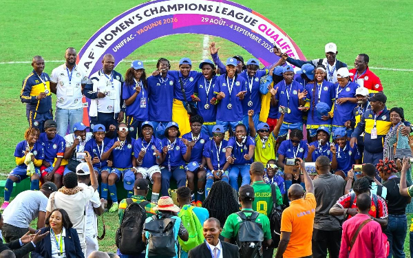 Les joueuses de Lekié FF célèbrent leur qualification historique au terme du tournoi UNIFFAC