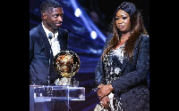 Dembele et sa mère