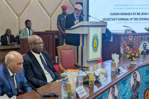 C'est sous la présidence du Secrétaire Général du Comité Central, Jean Nkuete