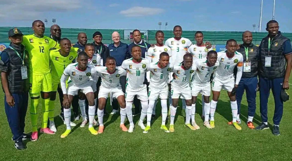 Samuel Eto'o et Gianni Infantino, ont assisté à ce match