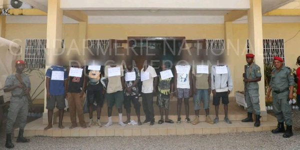 Ils ont été interpellés par les éléments de la Première Région de Gendarmerie