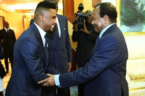 Soutien de Samuel Eto'o à Paul Biya