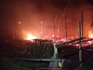 Violent incendie à Souza, les dégâts et pertes sont lourds