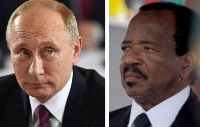 Vladimir Poutine a adressé un message de félicitations à Paul Biya Vladimir Poutine a adressé un message de félicitations à Paul Biya