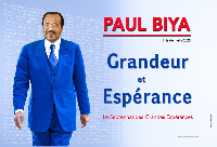 Paul Biya a dévoilé son slogan de campagne