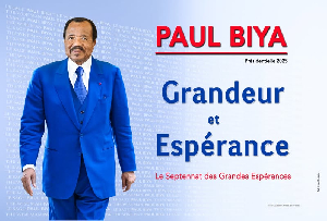 Paul Biya a dévoilé son slogan de campagne