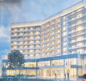 Une vue architecturale illustre le projet d’extension de l’Hôtel des députés à Yaoundé