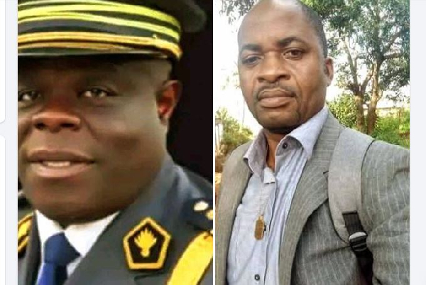 Le Colonel Bamkoui et Dr Fridolin Nke