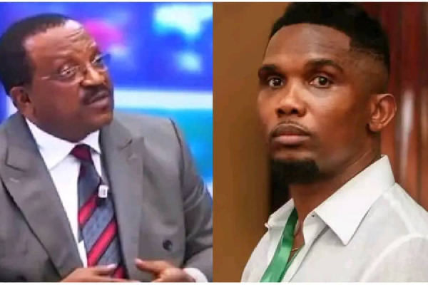Gilbert Baongla et Samuel Eto'o
