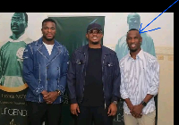 Fabrice Olinga ici avec Samuel Eto'o et Ondoa
