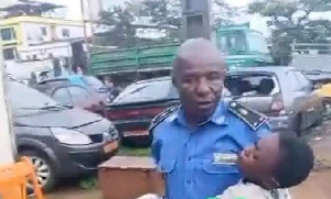Arrestation de la femme