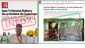 RFI n'a annoncé aucun vainqueur au Cameroun
