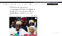 Reuters relai la réclamation de Tchiroma