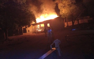 INCENDIE HÔPITAL DE DISTRICT DE FIGUIL