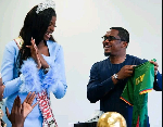 Visite de la Miss Cameroun 2026 et ses dauphines à Samuel Eto’o