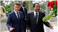 Emmanuel Macron et Paul Biya