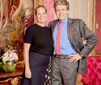 Le Baron Benjamin de Rothschild et son épouse, Ariane de Rothschild