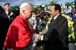 Accueil du pape : le film de cet instant solennel et les choses que Paul Biya a dites