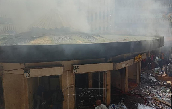 Incendie tout à l'heure au marché central de Yaoundé