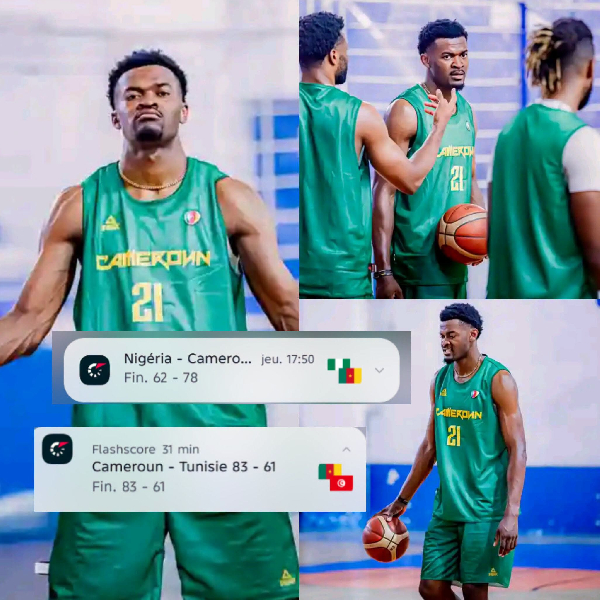 Yves Missi sous le maillot du Cameroun lors de la fenêtre qualificative disputée à Radès