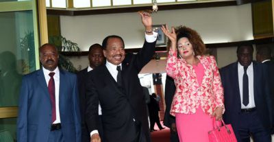 Biya and Chantal resurface looking strong and healthy