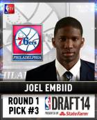 Congratulations Joel Embiid