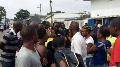 Cameroonians prevented to bid farewell to Monique [Photos]