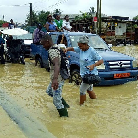 Inondation a Douala